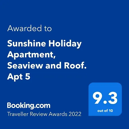 Sunshine Holiday 5 With Spectacular Seaviews *